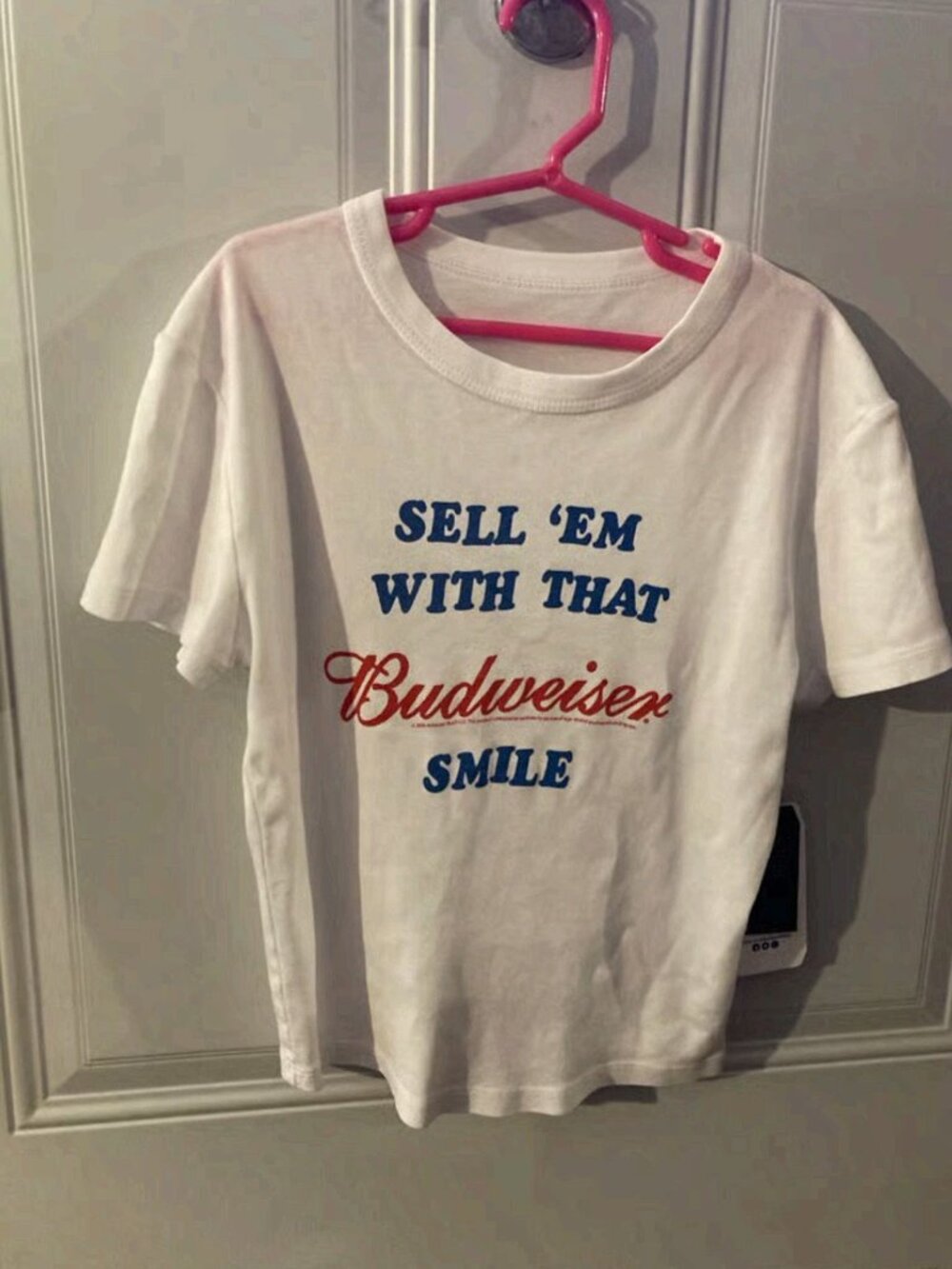 Budweiser Sell Em With That Smile T-Shirt